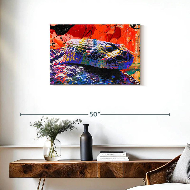 Brampt Western Diamondback, 20" H x 30" W