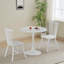 Round Dining Table, Table Small Kitchen Table For Dining Room Kitchen Living Room Mid-Century Leisure Table Bistro Table-865196627-865454320