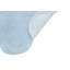 MiniOnes Hand Tufted Cotton Area Rug in Blanco/Light Blue