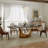 Modern 5/7 Pieces Dining Room Sets, Pre-Assembly Rectangular Dining Table Sets, Sintered Stone Tabletop Kitchen Dining Table Set With Upholstered PU Leather Chairs-1335641240-1335641241-1335641242
