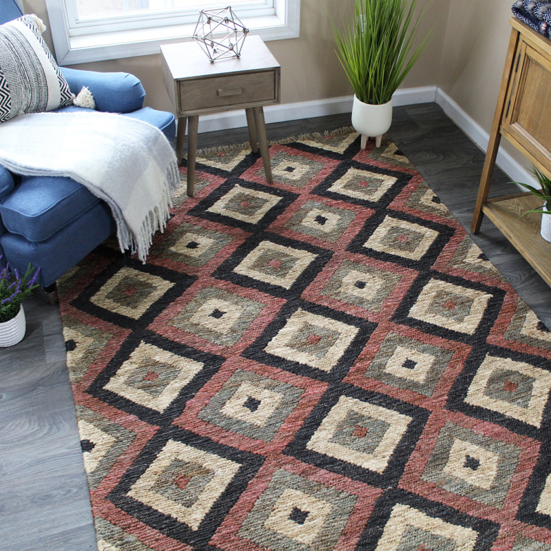 Keysville Geometric Indoor Rug, Rectangular 4' x 6'