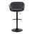 Lake Adjustable Bar Stools with Rounded T Footrest