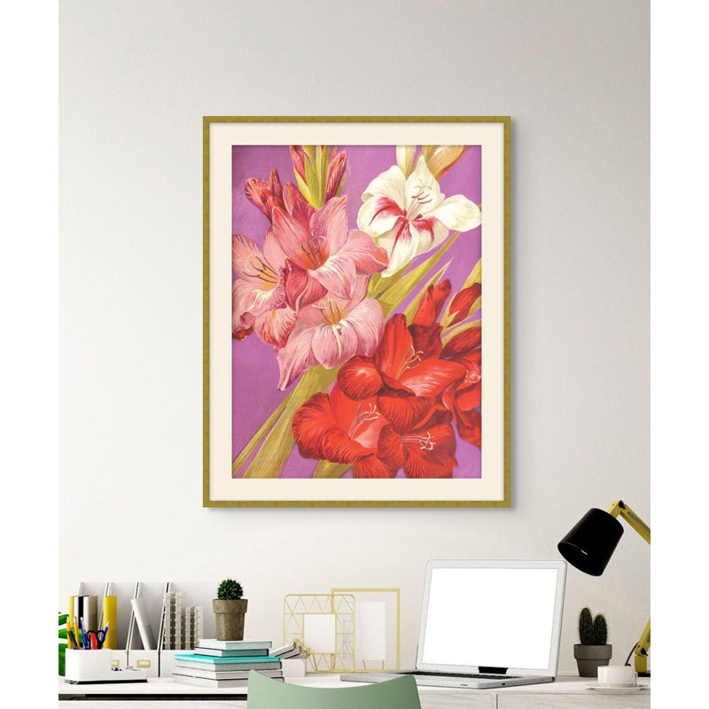 Jewel Blooms 5 Print, 44.5" H x 35.5" W