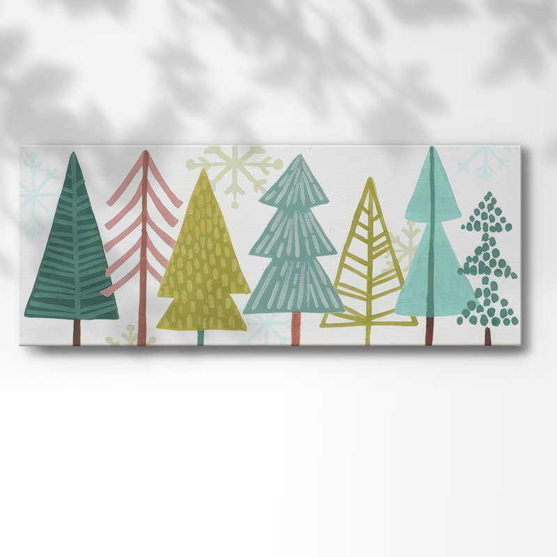 Collection Modern Holiday, impression sur toile, H 24 po x l 60 po x P 1,5 po