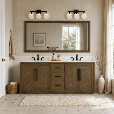Meuble-lavabo double 84 po