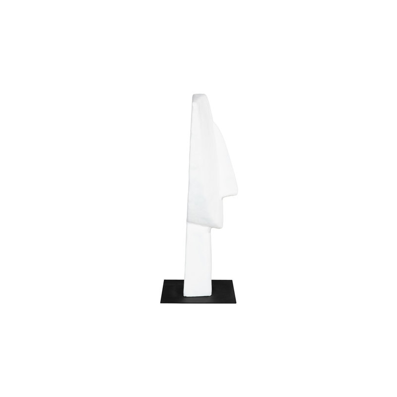 Cycladic Head Sculpture, Classic, White, 40" H x 18" W x 15" D