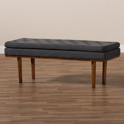 Anjelique Polyester Upholstered Bench