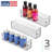 Stackable Fridge Bin with Handles - Kitchen Storage Bin for Cabinets or Pantry