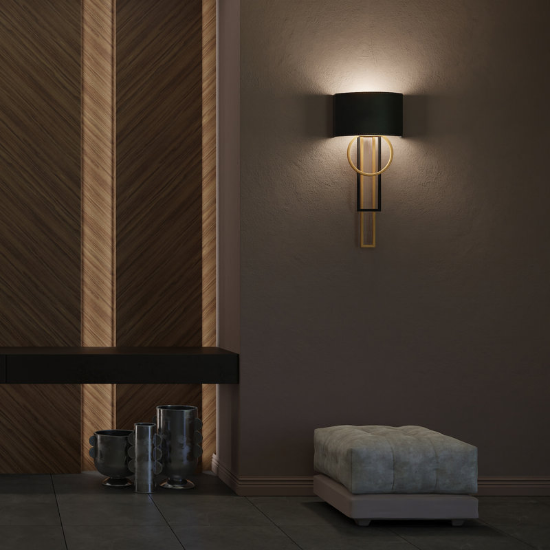 Sartre Metal LED Flush Mounted Sconce