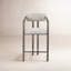 Cassidy Upholstered Stool with Metal Frame
