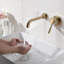 Robinet de meuble-lavabo mural avec égouttoir escamotable-115745107