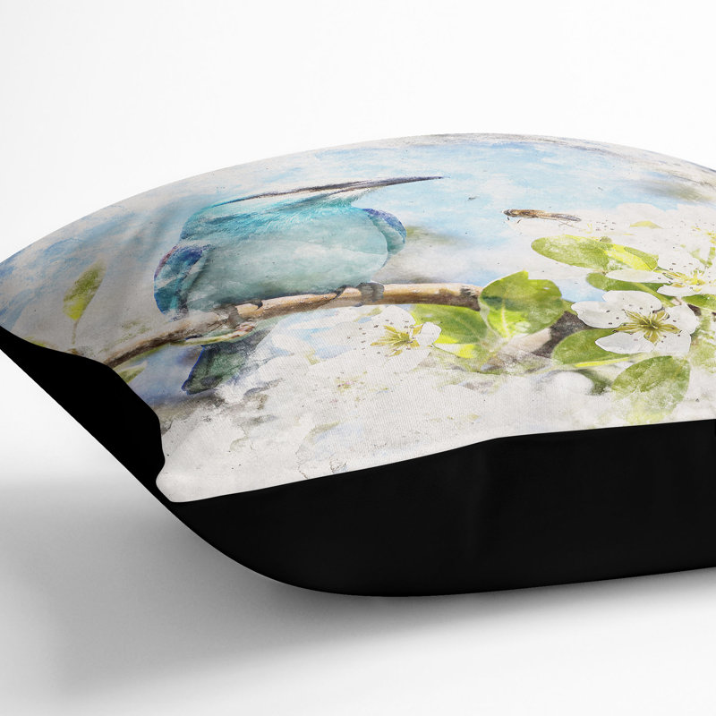 Square Cushion, 40cm H x 40cm W x 15cm D, Black