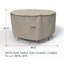 Housse pour ensemble de table et chaises de patio Tanner-1494797348