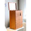 Armoire à bijoux moderne et simple en bois massif pour la chambre à coucher