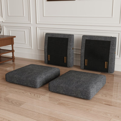 Dossier et coussin de siège en chenille