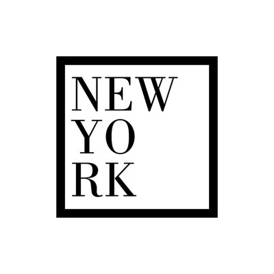 " Asher New York " Mixed Media Print