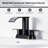 4" Centerset Double Handle Waterfall Bathroom Sink Faucet with Pop Up Drain-98449930