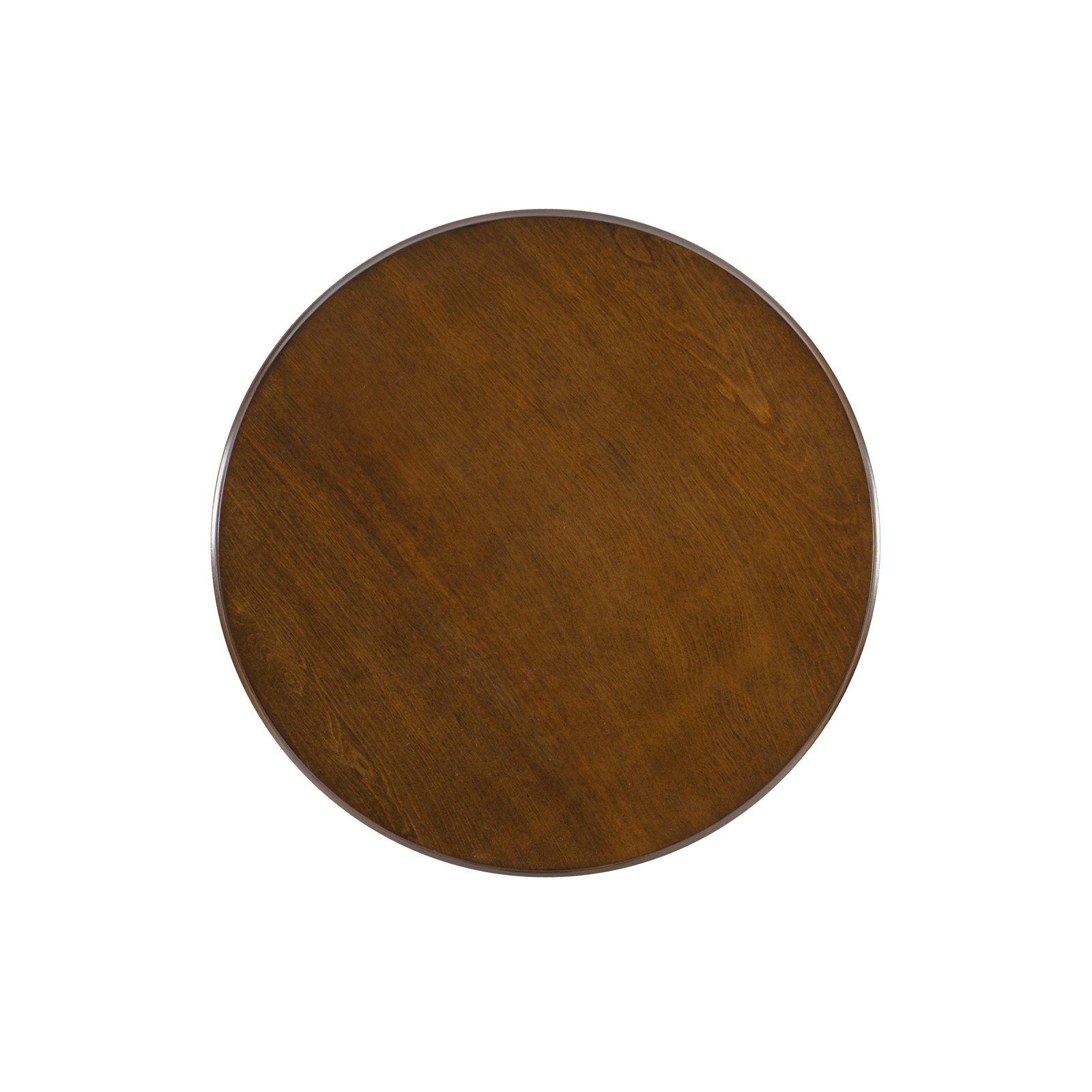 Fiama End Table, Hazelnut, 22.25" H x 17" W x 17" D