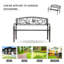Banc de jardin 50 po