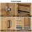 Wimer 36" Modern Farmhouse Single Bathroom Vanity With Resin Sink Top, Faucet, Assembly Required-152393114