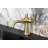 Kingston Brass Hallerbos Single-Handle 1-Hole Deck Mount Bathroom Faucet with Drain-101073249