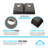 KBFmore Bowl Stainless Steel Kitchen Sink with Accessories-98228052-98228056