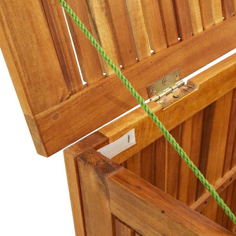 Boîte de rangement pour l'extérieur vidaXL, boîte de terrasse, bois d'acacia massif