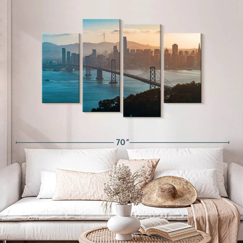 Lilie Golden Gate Haze, 32" H x 52" W