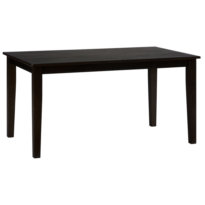 Iyad Solid Wood Dining Table, Espresso, 30”H x 60”L x 36”W