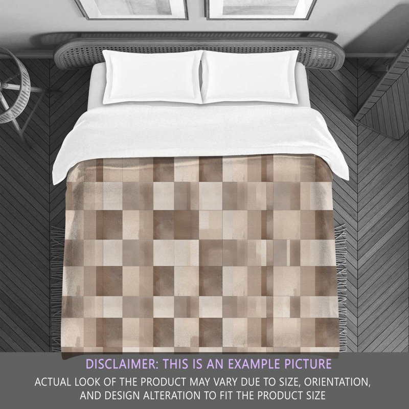 Checkered Comforter, Twin Extra Long Comforter