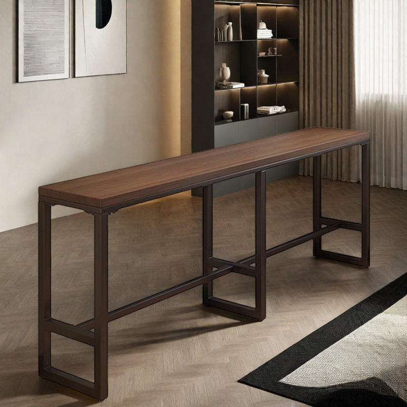 Table de bar Retro, H 41,3 po x L 94,4 po x l 15,7 po. 