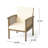 Wood Outdoor Chairs Of 2 - Deep Seating Comfort And Style 2pcs Club In Product Dimensions: 27.5" X 24" 33.5-840094885-840094890