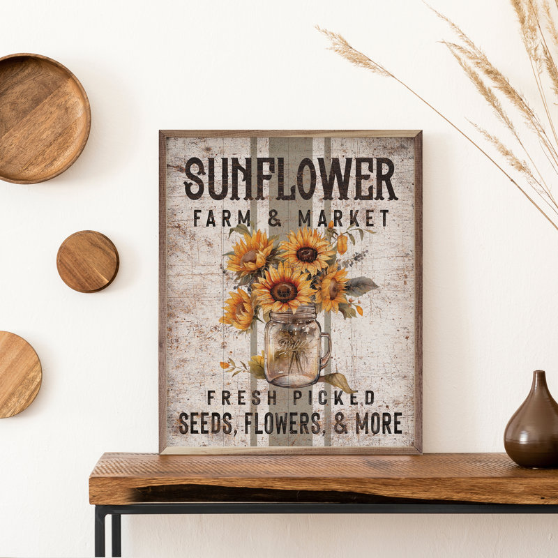 Sunflower Farm And Market, 24" W x 30"H