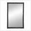 24 "x 36" miroir noir rectangulaire, miroir mural pour le vestibule de chambre à coucher de salon