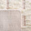 Tapis rayé à tissage plat Stephane rose / ivoire-2039140377