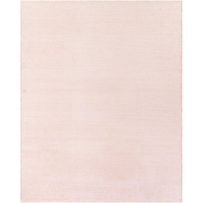 Tapis contemporain Niall de couleur rose
