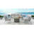Trento 53'' Wide Straight Powder Coated Aluminum Loveseat with Sunbrella® Cushions
