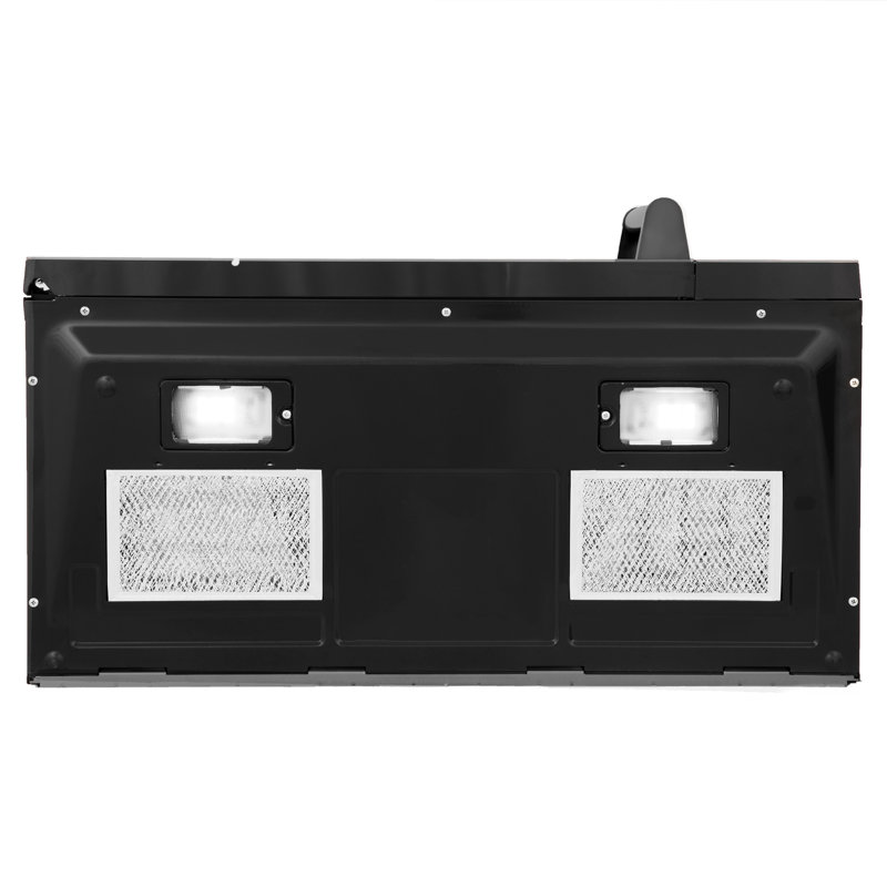ZLINE 1.55 cu. ft. 900 - Watt Convertible Convection over-the-Range Microwave, Black Stainless Steel
