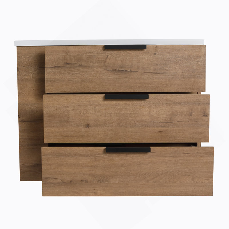 Meuble-lavabo de 30 po avec comptoir (G-CVB01430LIMO-GRB3020MOWH)
