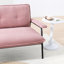 53 po rose, coussin en éponge et mélange de tissu, structure en métal, utilisation de pouce rose avec mélange, conception à boutons, structure en métal pour une assise élégante-1884171229