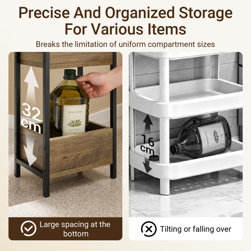 28cm W Steel Shelving Unit