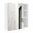 Modern Wall Mounted Bathroom Medicine Cabinet with HD Mirror and Open Shelves