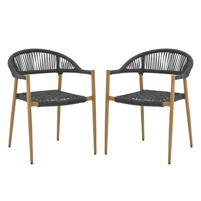 Oniel Outdoor Dining Armchair (Set of 2)