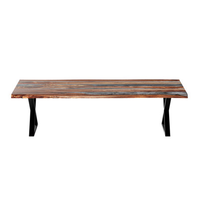 Table de salle à manger Georgs Live Edge Sheesham