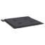 Ensemble de 2 coussins de chaise 100% polyester anthracite Oxford-599986415-599986404