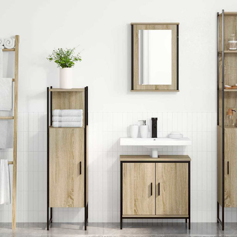 Frame Mounted Bathroom Cabinet