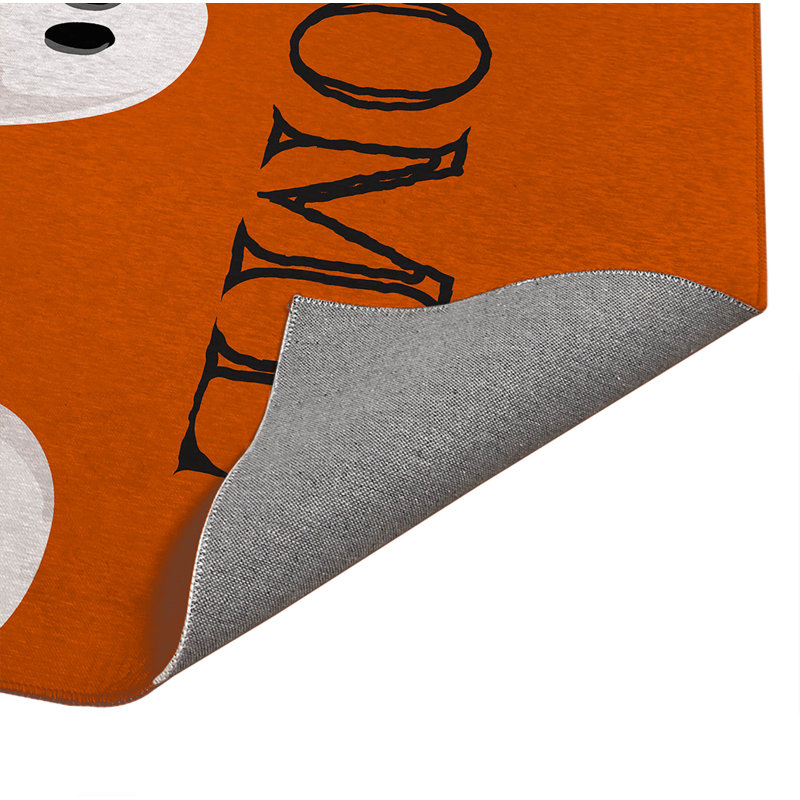 Tapis d'entrée antidérapant Ghost & Pumpkins, Orange, L 48 po x L 72 po
