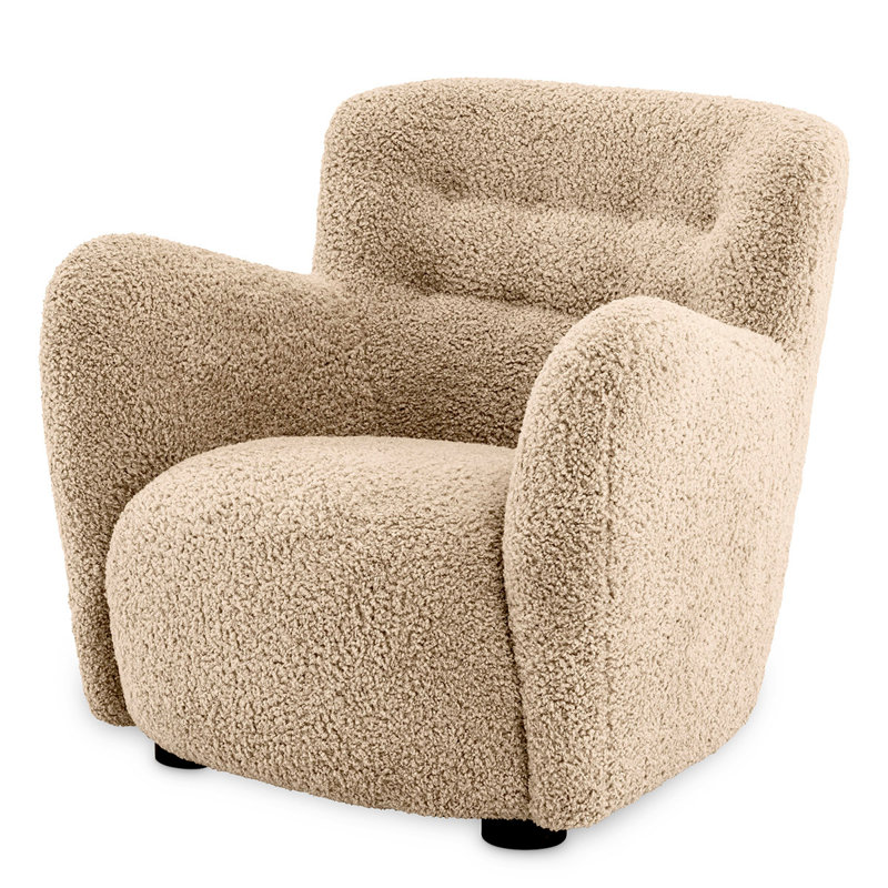 Bixby Armchair, Canberra Sand Polyester