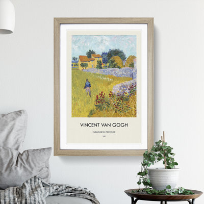 Farmhouse In Provence by Vincent Van Gogh Framed Print