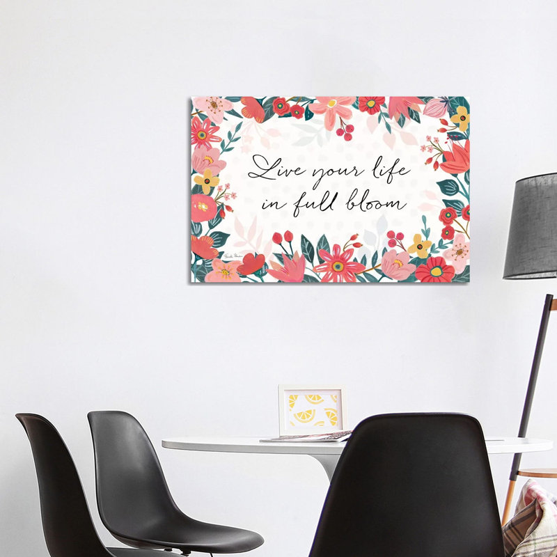 Bright Petals I by Farida Zaman - Wrapped Canvas Painting, 101.6 cm H x 66.04 cm W x 1.91 cm D